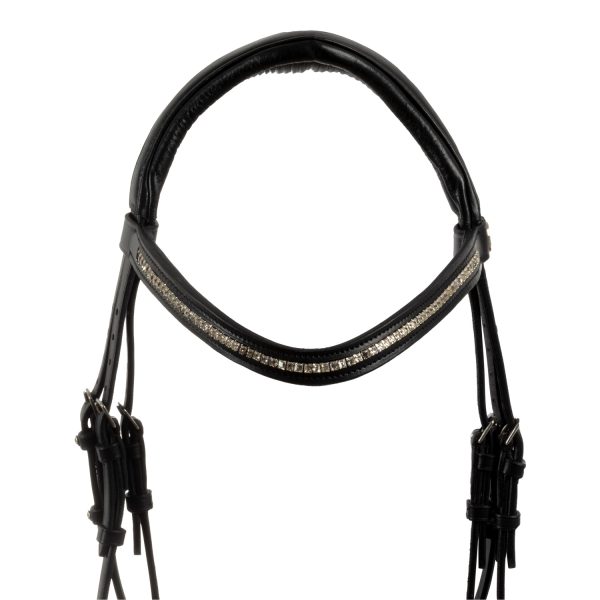 SUNSET BITLESS NOSEBAND SOFT ANATOMIC LEATHER BRIDLE - immagine 4