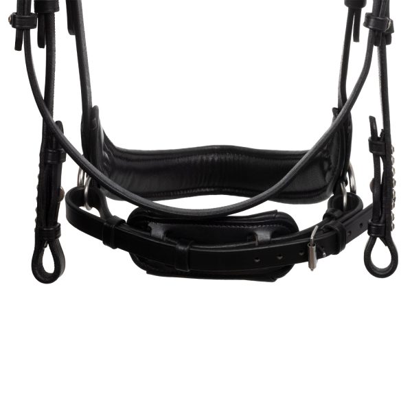 SUNSET BITLESS NOSEBAND SOFT ANATOMIC LEATHER BRIDLE - immagine 9