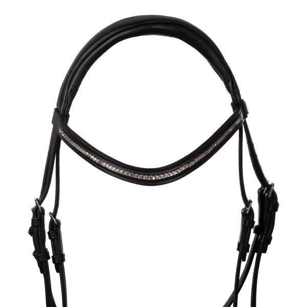 OLYMPIA STRAIGHT NOSEBAND SOFT ANATOMIC LEATHER BRIDLE - immagine 4