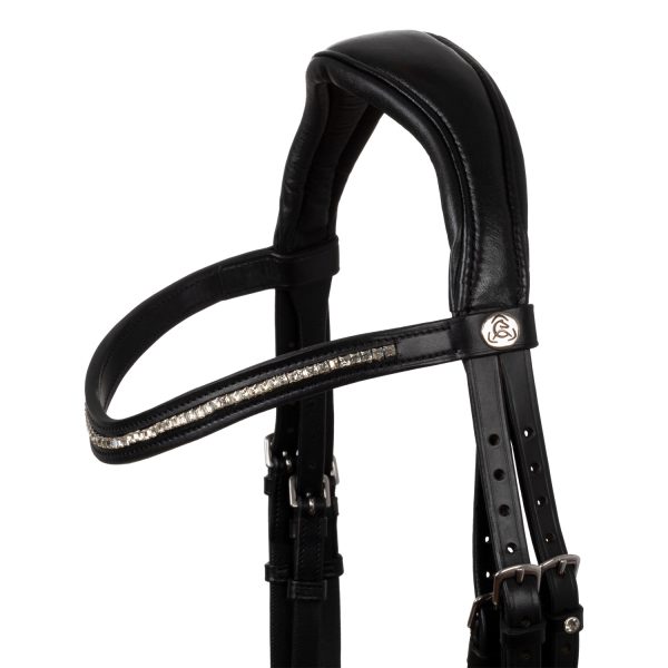 OLYMPIA STRAIGHT NOSEBAND SOFT ANATOMIC LEATHER BRIDLE - immagine 5