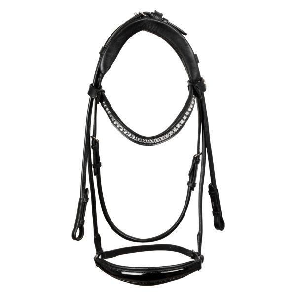 SUNFLOWER DROP NOSEBAND STLEX PEARL SOFT ANATOMIC LEATHER BRIDLE - immagine 3