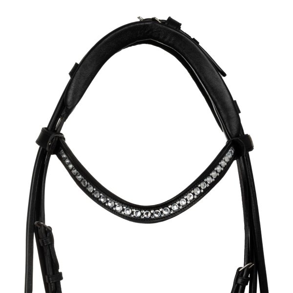 SUNFLOWER DROP NOSEBAND STLEX PEARL SOFT ANATOMIC LEATHER BRIDLE - immagine 4