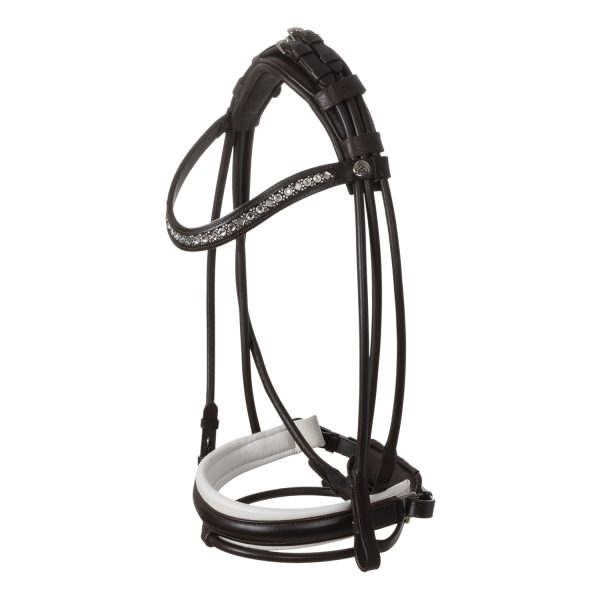 IRIS STLEX PEAR STRAIGHT NOSEBANDL SOFT ANATOMIC LEATHER BRIDLE - immagine 2