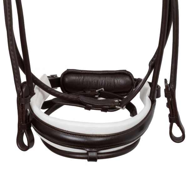 IRIS STLEX PEAR STRAIGHT NOSEBANDL SOFT ANATOMIC LEATHER BRIDLE - immagine 7