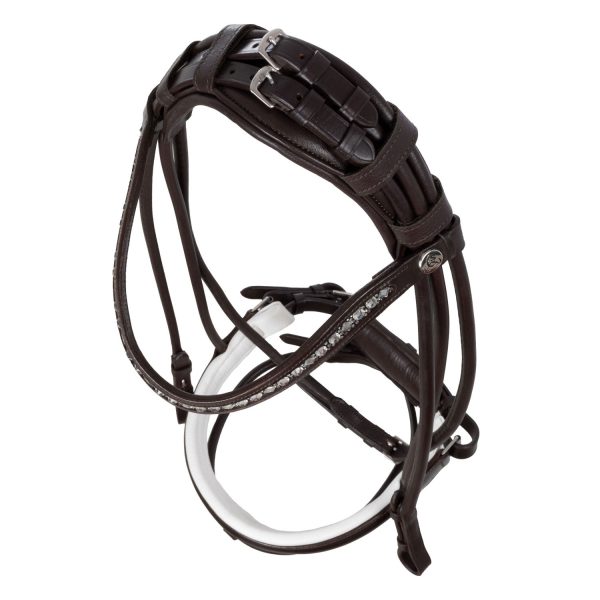 IRIS STLEX PEAR STRAIGHT NOSEBANDL SOFT ANATOMIC LEATHER BRIDLE - immagine 9