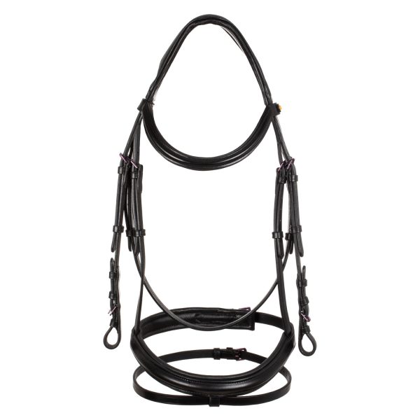 SOFT LEATHER BRIDLE VIOLET FITTING - immagine 11