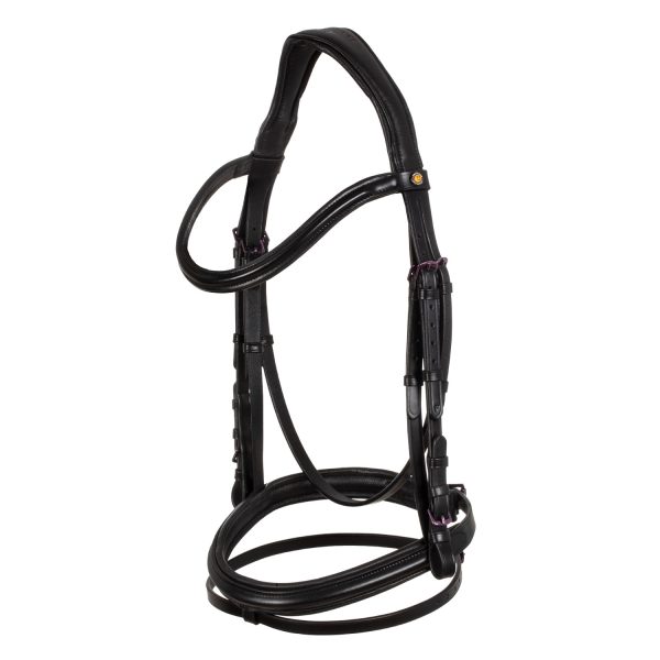 SOFT LEATHER BRIDLE VIOLET FITTING - immagine 10