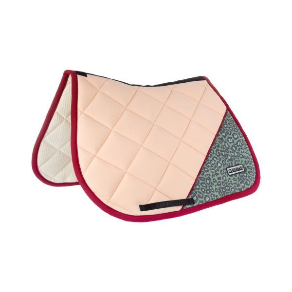 CORNER LEOPARD JUMPING SADDLE PAD