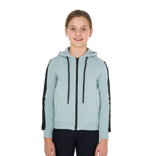 GIRL'S FULL ZIP HOODIE WITH INSIDE FLEECE - immagine 2