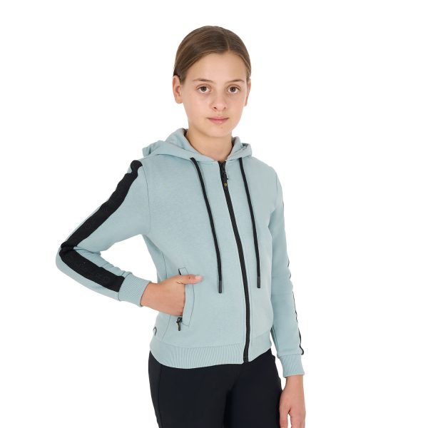 GIRL'S FULL ZIP HOODIE WITH INSIDE FLEECE - immagine 5