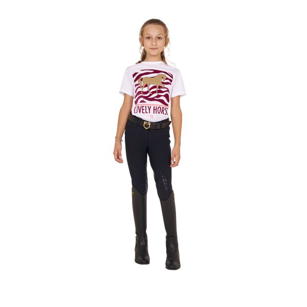 GIRL'S LOVELY HORSE COTTON T-SHIRT - immagine 5