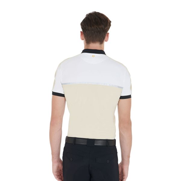 MEN'S TRAINING BICOLOR POLO SHIRT SS ZIP - immagine 10