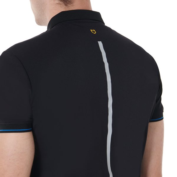 MEN'S TRAINING POLO SHIRT SS ZIP - immagine 3