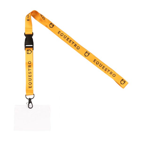 EQUESTRO LOGOED LANYARD BADGE HOLDER - immagine 2