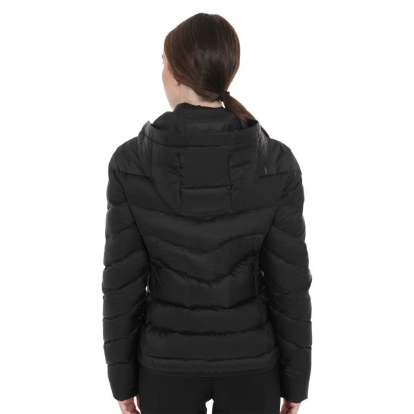 NYLON LAKKE'+STRETCH WOMAN JACKET WITH REMOVABLE HOOD - immagine 3