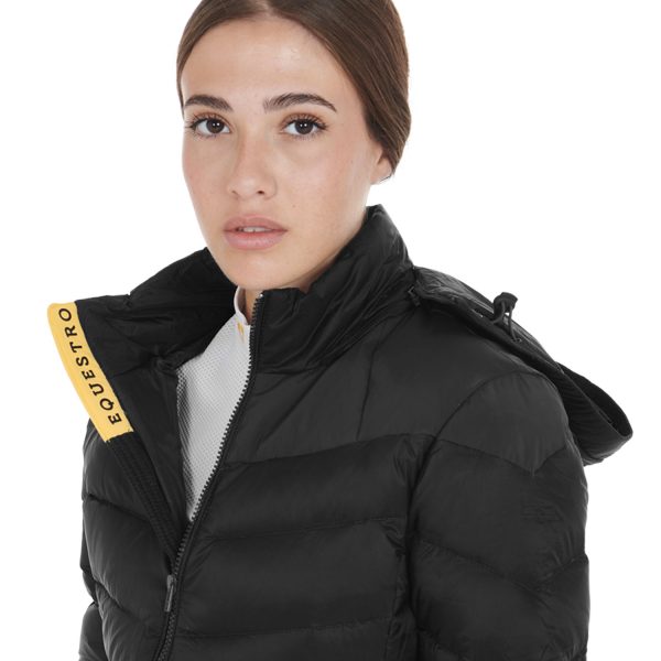 NYLON LAKKE'+STRETCH WOMAN JACKET WITH REMOVABLE HOOD - immagine 8