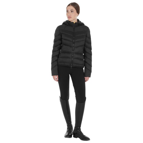 NYLON LAKKE'+STRETCH WOMAN JACKET WITH REMOVABLE HOOD - immagine 9