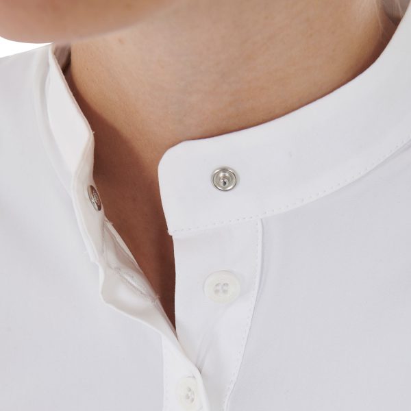 WOMEN'S COMPETITION POLO SHIRT SS BUTTONS - immagine 5