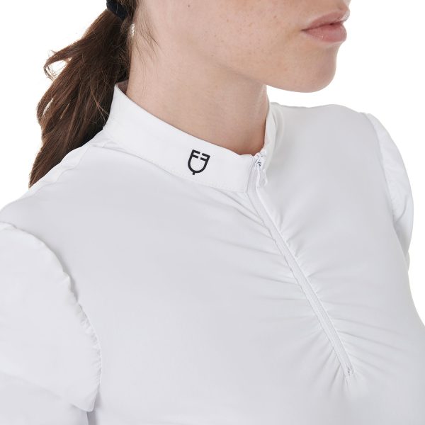 WOMEN'S CURLY SLEEVE COMPETITION POLO SHIRT - immagine 4