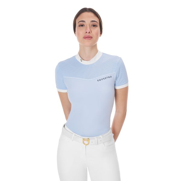 WOMEN'S COMPETITION POLO SHIRT SS JERSEY + MESH - immagine 8