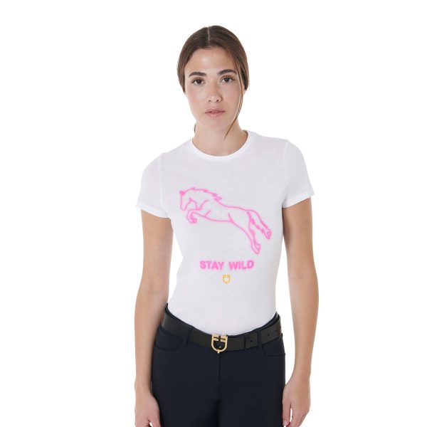 WOMEN'S STAY WILD COTTON T-SHIRT