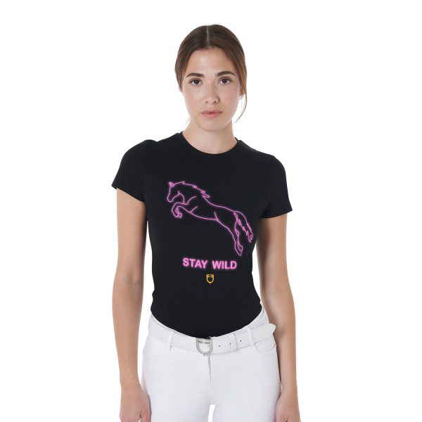 WOMEN'S STAY WILD COTTON T-SHIRT - immagine 2