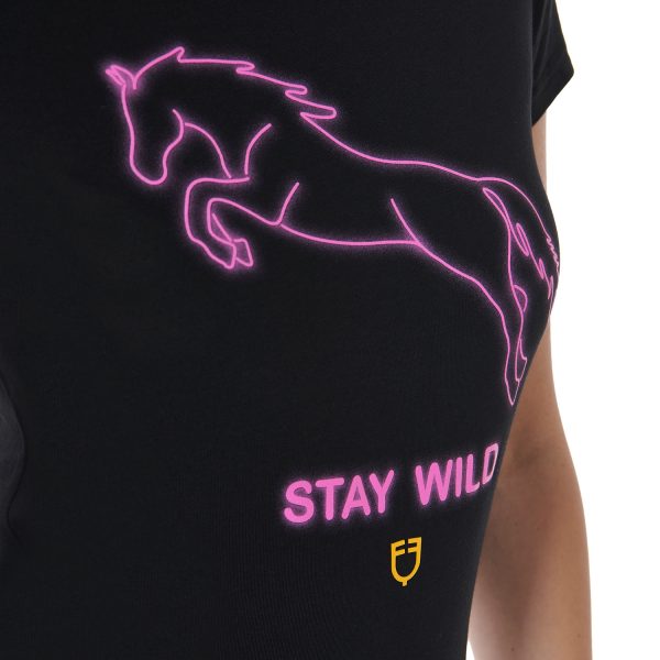 WOMEN'S STAY WILD COTTON T-SHIRT - immagine 4