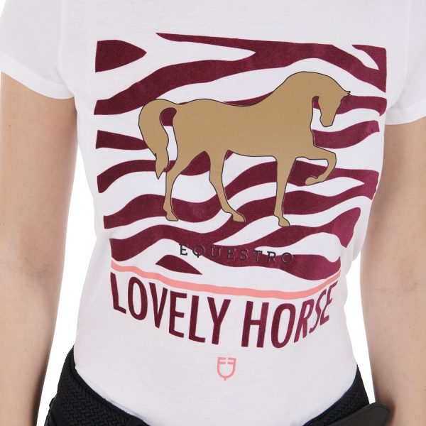 WOMEN'S LOVELY HORSE COTTON T-SHIRT - immagine 8