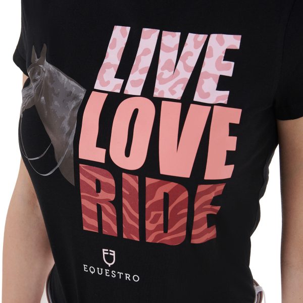 WOMEN'S LIVE LOVE RIDE COTTON T-SHIRT - immagine 9