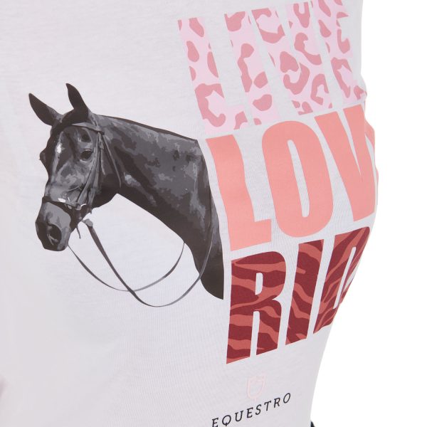 WOMEN'S LIVE LOVE RIDE COTTON T-SHIRT - immagine 4