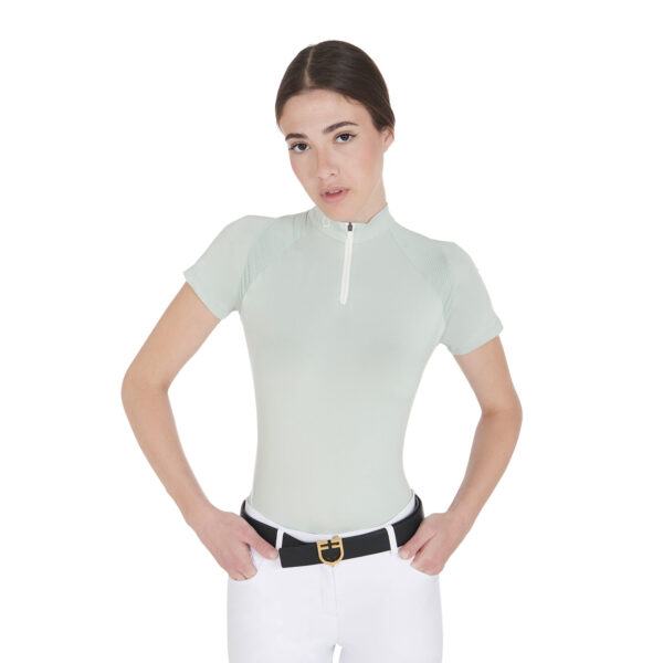 WOMAN TECHNICAL TRAINING POLO SS ZIP - immagine 2