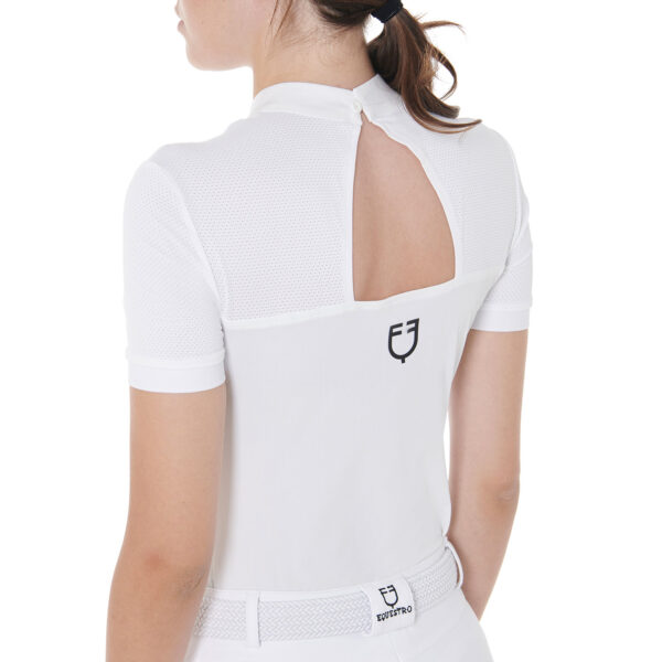 WOMEN'S COMPETITION POLO SHIRT SS JERSEY + MESH - immagine 3